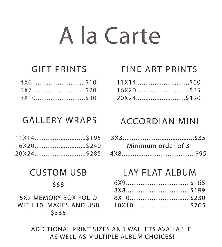 AlaCartePricing